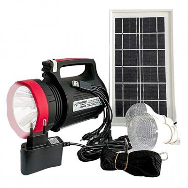 Powermaster 10 Watt 22 Smd Ledli Solar Panelli 3 Ampullü Usb-Mp3-Radyo Destekli Solar Fener YJ-1908TSYK