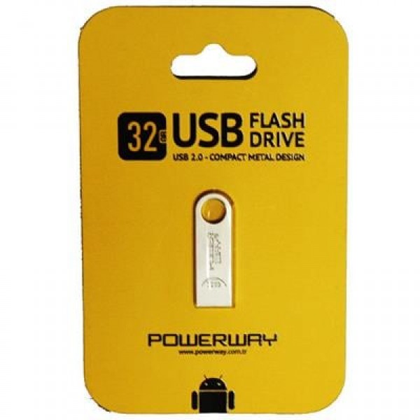 Powerway 32 Gb Metal Tip USB Flash Bellek Powerway 32 Gb Metal Tip USB Flash Bellek