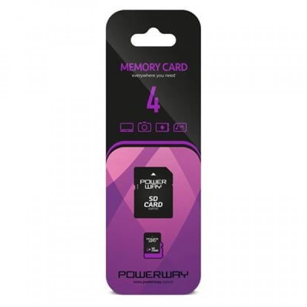 Powerway PWR-4 Micro 4GB Micro SD Hafıza Kartı