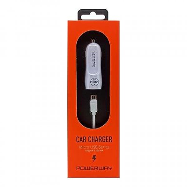 Powerway 3.1A Micro Usb Araç Çakmaklık Şarj Aleti X233 Powerway 3.1A Micro Usb Araç Çakmaklık Şarj Aleti X233