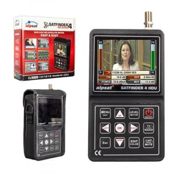 Alpsat Satfinder 4 HD Ultra 3.5'' LCD Ekranlı Uydu Yön Bulucu (AS04-HDU)