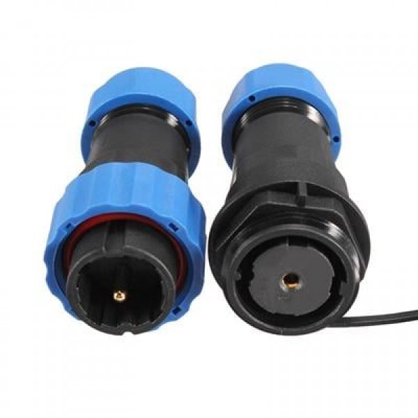 SD20 Su Geçirmez 1 Pin 20 Mm Düz Kablo Konnektör