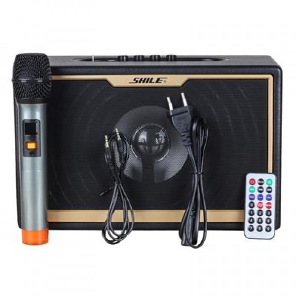 Shile SD-1 El Mikrofonlu Kumandalı USB/SD/BT Portatif Hoparlör