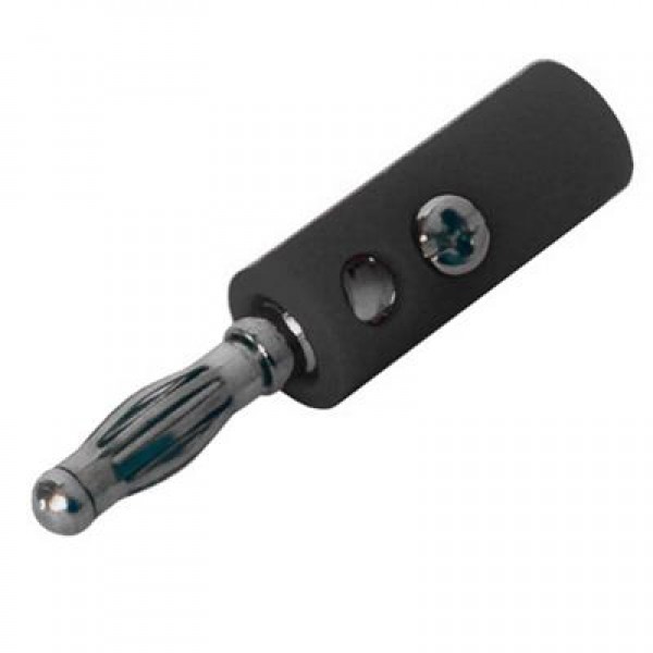 IC-238A Fiş Banan Jack Siyah CX-03