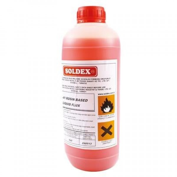 Soldex ASR-41 1 Lt. Köpürebilir Reçine Bazlı Sıvı Flux