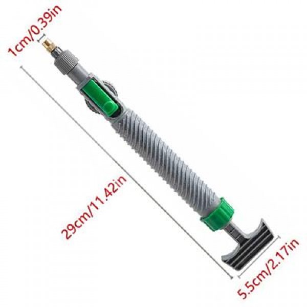 Sunup SN-24910 Ayarlanabilir Basınçlı Su Köpük Püskürtme Başlığı (Tüm Pet Şişelere Uyumlu)