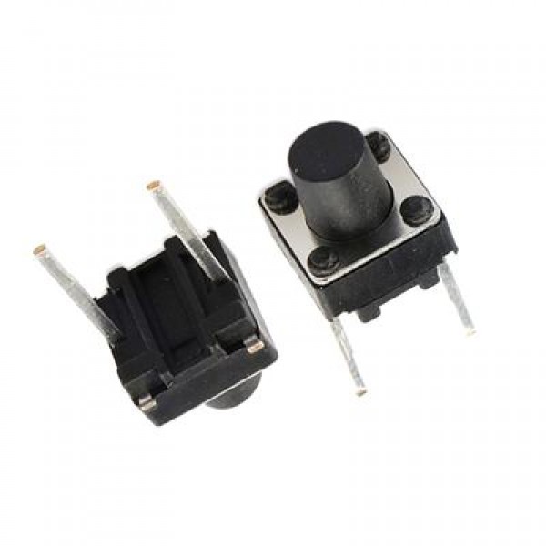 PowerMaster Tact Switch Şaseli 6x6x3.5 Mm 2 Bacak IC-200A C9 Buton