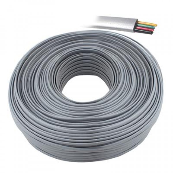 Artar 4'lü Flat Köken 100 Metre Telefon Kablosu 