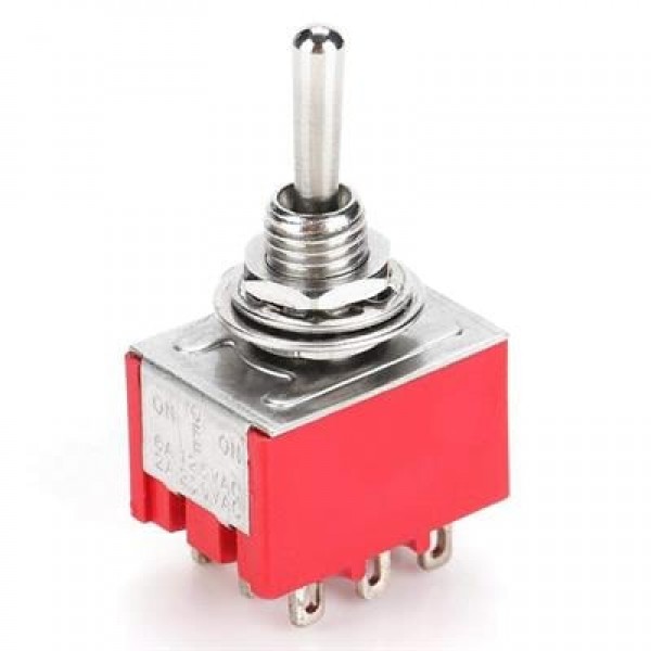 IC-148B  9 Pin On-Off Ø6Mm Toggle Switch MTS-303