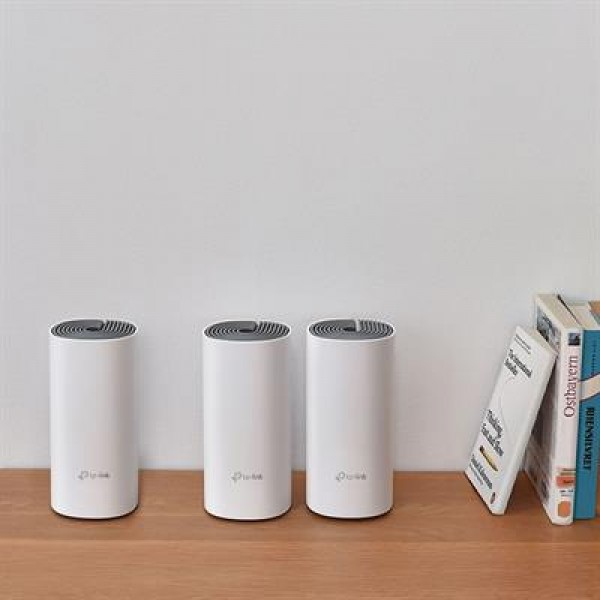 TP-Link AC1200 Deco E4 1200Mbps Mesh WIFI Sistemi (Üçlü)