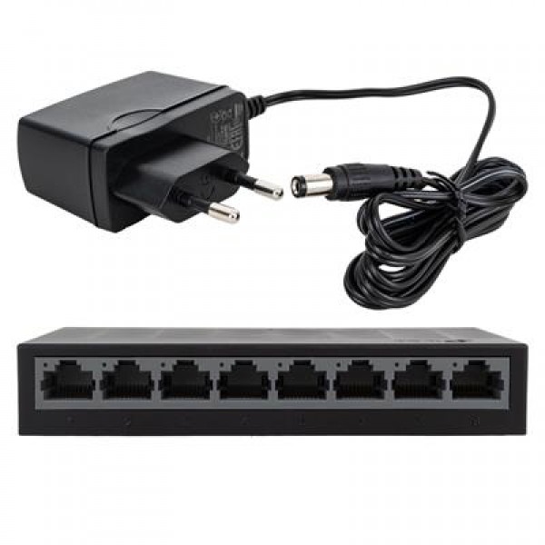 TP-Link LS1008G 8 Port Masaüstü Gigabit Desktop Switch - 10/100/1000Mbps