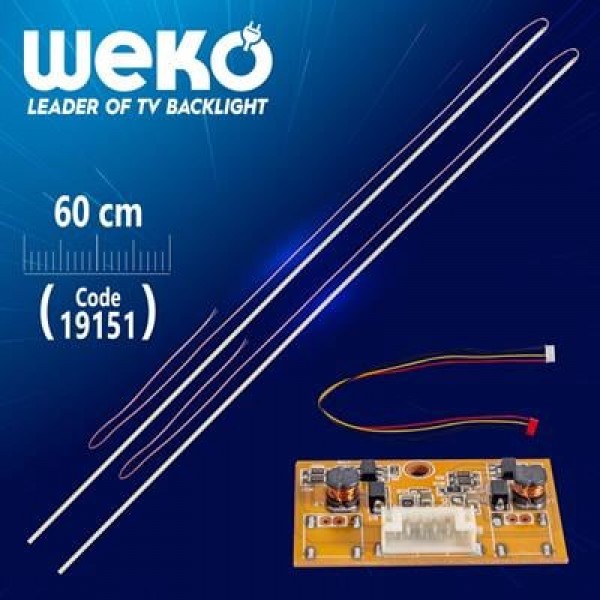 Universal 3'lü Kesilebilir 60 Cm (42'' Altı İçin) 2 X Çubuk Eled - Driver