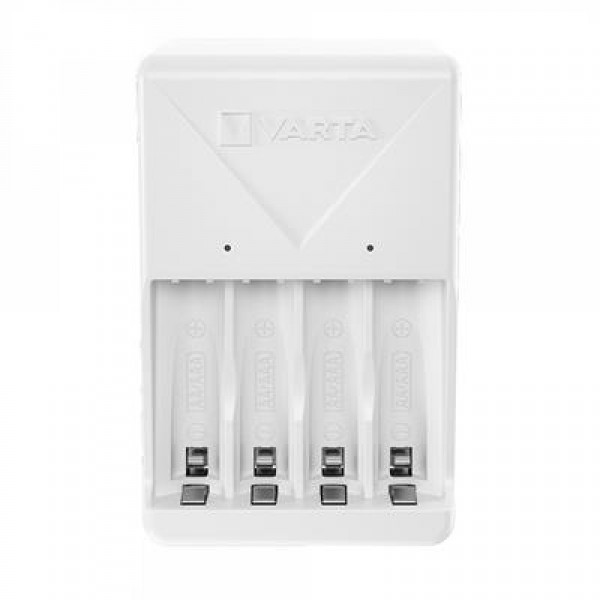 Varta 4XAA 2100 Mah Pilli Beyaz Plug Pil Şarj Ci̇hazı Varta 4XAA 2100 Mah Pilli Beyaz Plug Pil Şarj Ci̇hazı