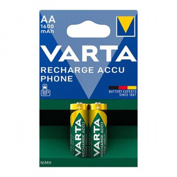Varta T399 1.2V 1600 mAh Şarjlı AA Kalem Pil (2'li Paket)