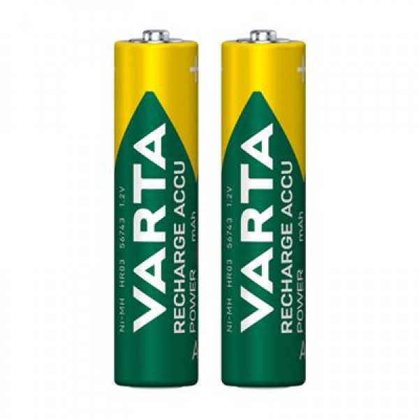 Varta 56703 1.2V 800 mAh Şarjlı AAA İnce Kalem Pil (2'li Paket)
