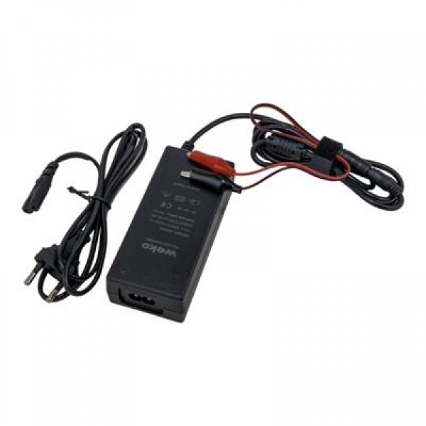 Weko 12.6 Volt - 3 Amper 5.5*2.5 + Krokodil Uçlu Ledli Yerli Üretim Masaüstü Şarj Adaptörü