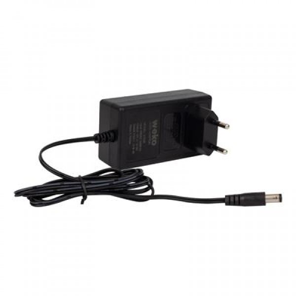 Weko 14.4 Volt - 1 Amper 5.5*2.5 Uçlu Plastik Işıklı Kasa Priz Tip Adaptör