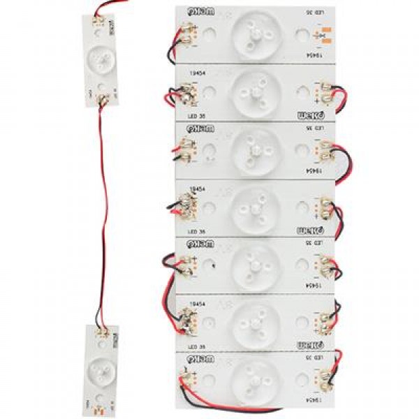 3 Volt Tek Kablolu Birbirine Bağlı Led (7'li Poşet)