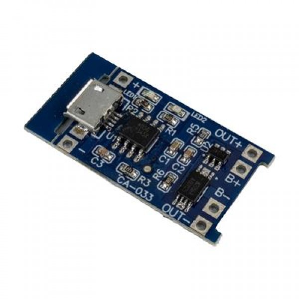 Weko CA-033-MK 1S 5A Micro USB BMS Devresi 18650 Lityum Batarya Şarj Modülü Weko CA-033-MK 1S 5A Micro USB BMS Devresi 18650 Lityum Batarya Şarj Modülü
