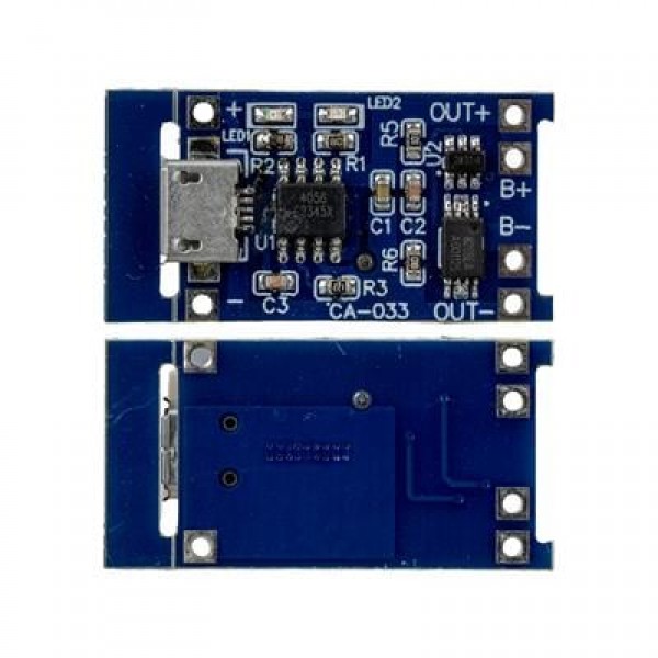 Weko CA-033-MK 1S 5A Micro USB BMS Devresi 18650 Lityum Batarya Şarj Modülü Weko CA-033-MK 1S 5A Micro USB BMS Devresi 18650 Lityum Batarya Şarj Modülü