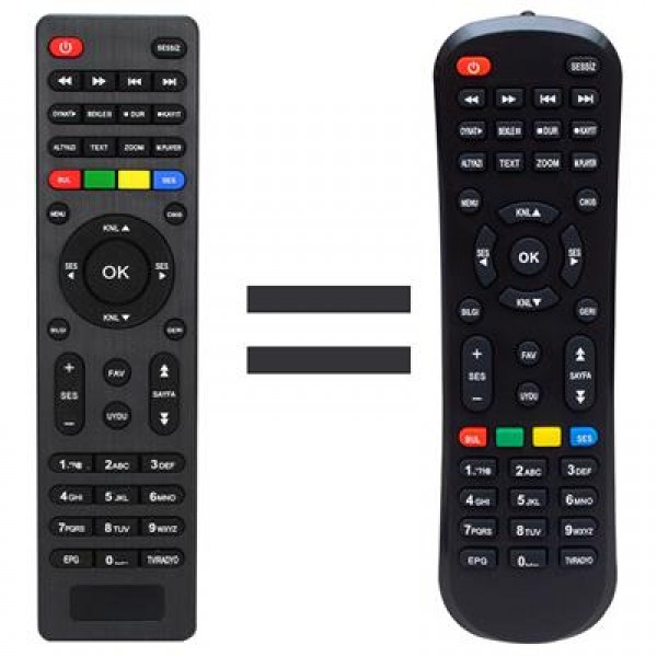 Mersat Vip Full HD Uydu Alıcı Kumandası