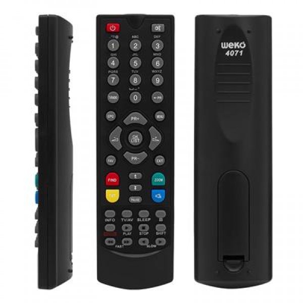 Nextstar 16900-18000-19000 Fta Usb Siyah Uydu Alıcı Kumandası 