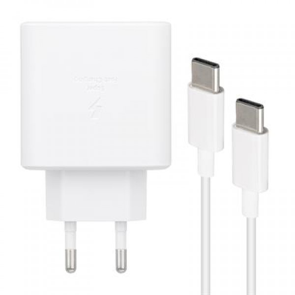 Weko WK-21440 S11-C 25 Watt Telefon Şarj Başlık Adaptörü + Type-C To Type-C Kablo