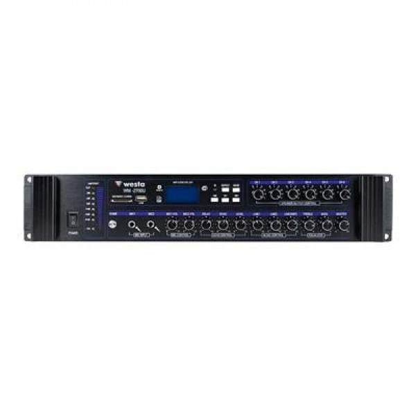 Westa WM-2700U 700W USB/BT/SD 6 Bölgeli Hat Trafolu Mikser Amfi - Anfi