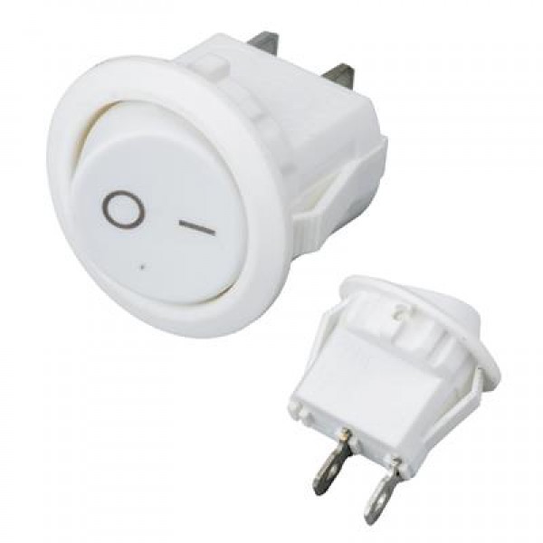 IC-133A Yuvarlak Işıksız On-Off Anahtar 2P
