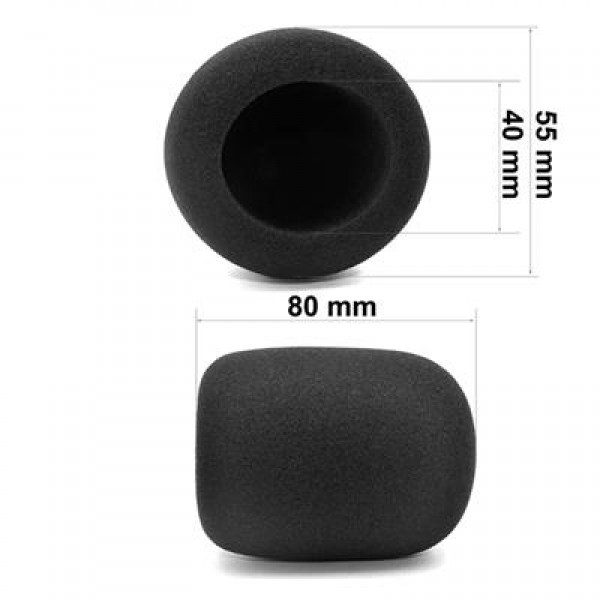 Zenger ZE-7131 EL Mikrofon Süngeri Siyah Standart Tekli Zenger ZE-7131 EL Mikrofon Süngeri Siyah Standart Tekli