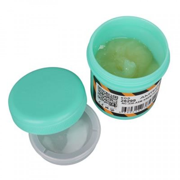 Amtech NC-338-ASM 100g Lehim Kremi (Flux) No-Clean Halojensiz Profesyonel BGA/SMD Lehimleme Amtech NC-338-ASM 100g Lehim Kremi (Flux) No-Clean Halojensiz Profesyonel BGA/SMD Lehimleme