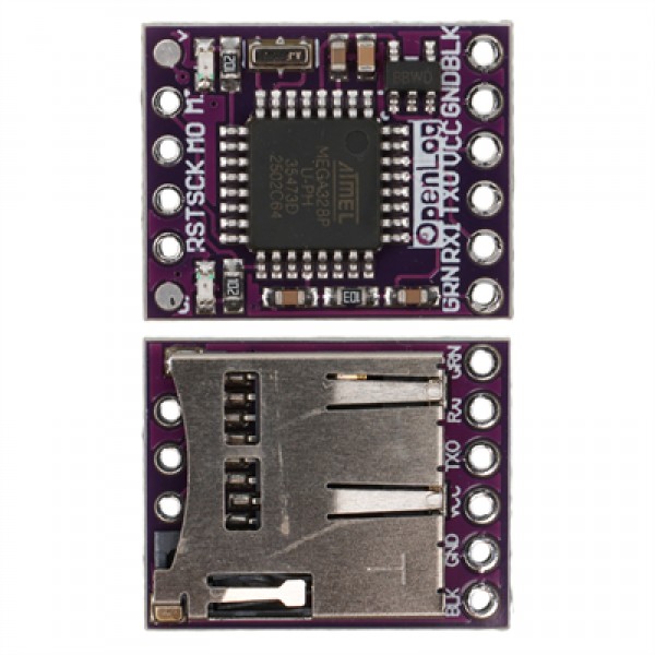 OpenLog ATmega328P MicroSD Seri Veri Kaydedici Modül
