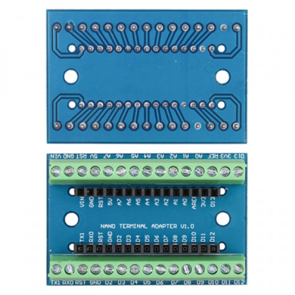 Arduino Nano Terminal Adapter V1.0 (Klemens Genişletme Modülü)