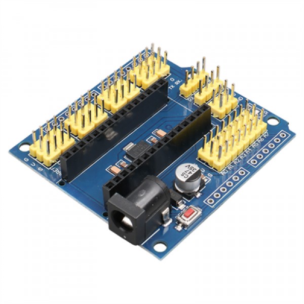 Arduino Uno Sensor Shield V4.0 (Mavi) Genişletme Kartı