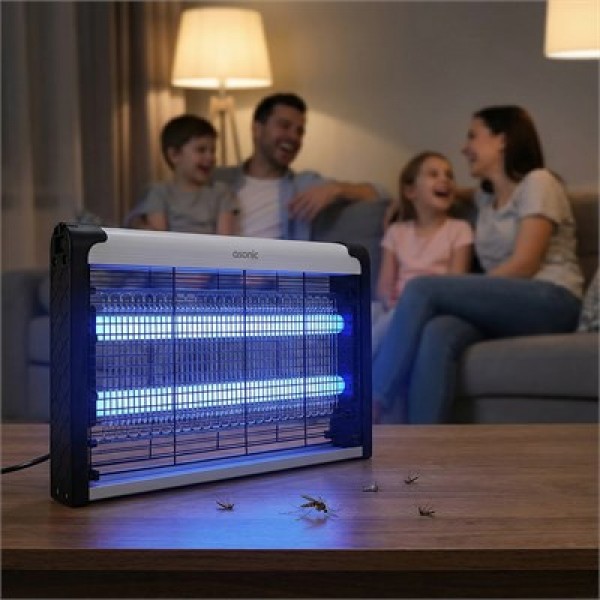 Asonic S26 20W 2000V Çift Koruma Camlı LED Zincir Askılı Sanayi Tipi Sinek Öldürücü (XL Boy) Asonic S26 20W 2000V Çift Koruma Camlı LED Zincir Askılı Sanayi Tipi Sinek Öldürücü (XL Boy)