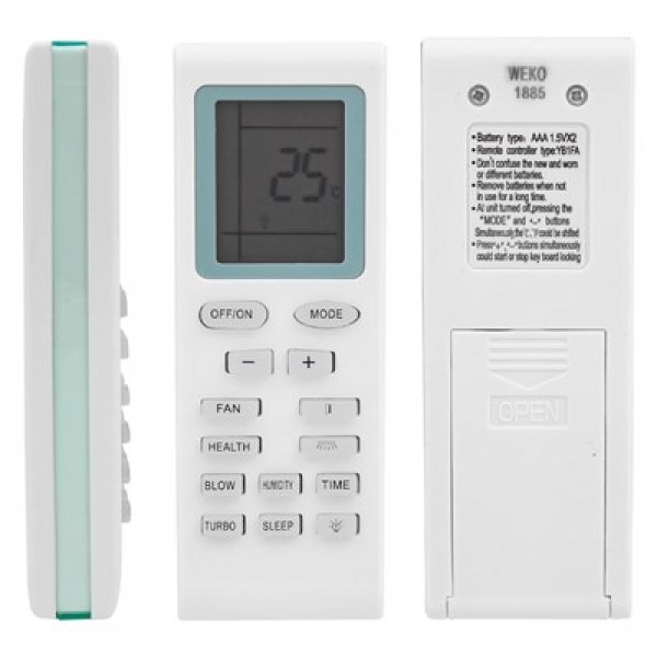 Beko  BK 2600 - Gree YB1FA Klima Kumandası