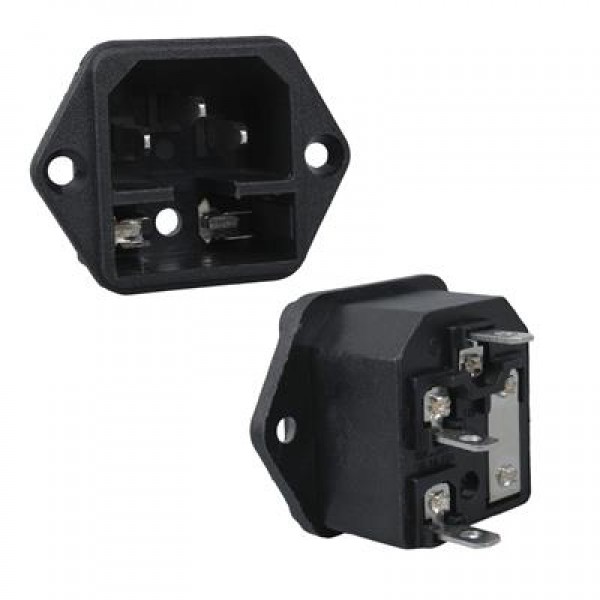 C7 Erkek Şase Sigortalı Erkek Power Soket Kulaklı  