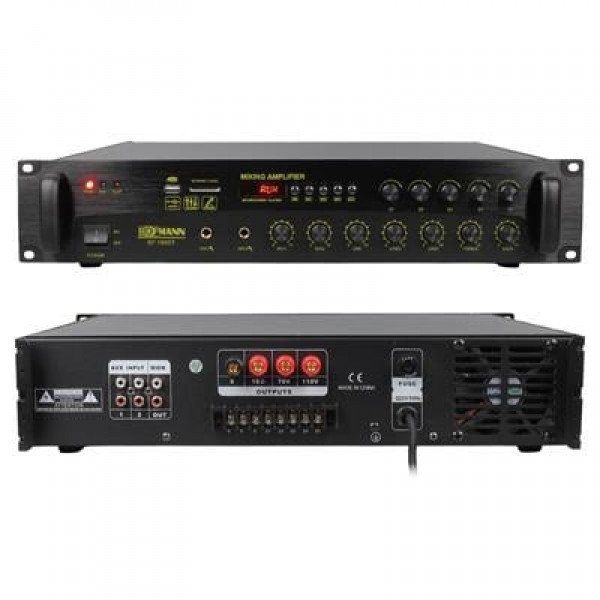 Bofmann BF-1005T 1000 Watt USB-SD-Bluetooth Hat Trafolu 5 Bölgeli Mixer Anfi