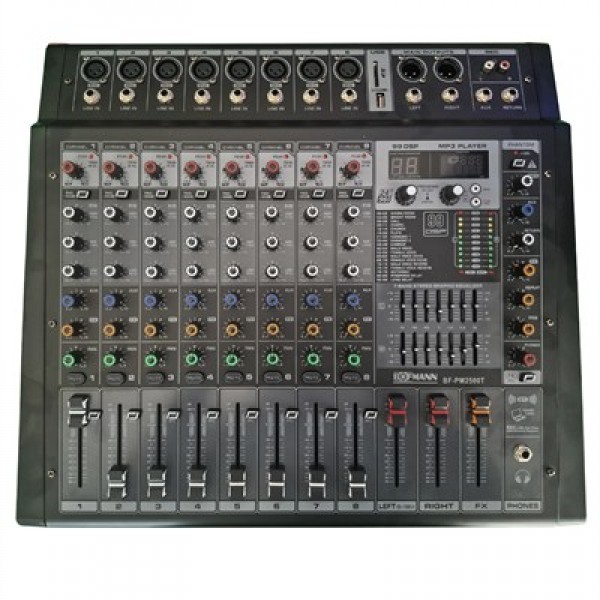 Bofmann BF-PM2500T Hat Trafolu Profesyonel Power Mikser Amfi Bofmann BF-PM2500T Hat Trafolu Profesyonel Power Mikser Amfi