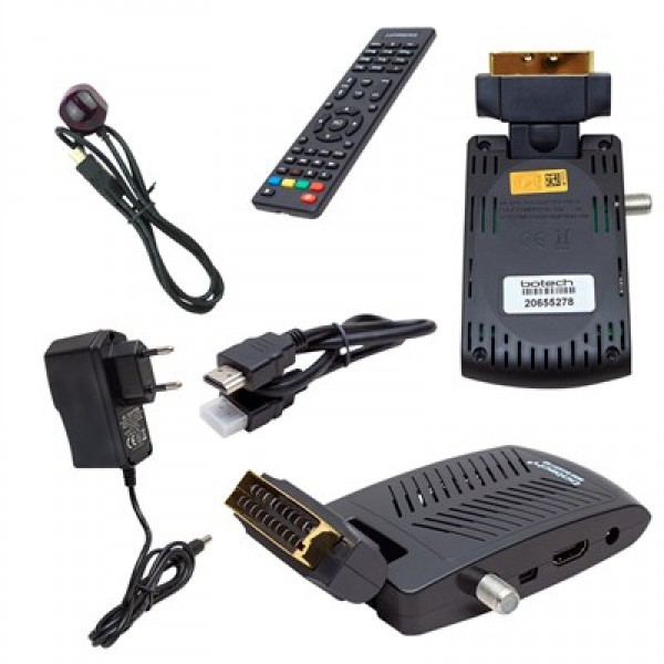 Botech Mini Scart + HDMI Uydu Alıcısı Botech Mini Scart + HDMI Uydu Alıcısı