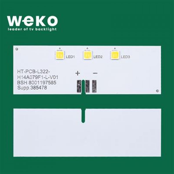 Buzdolabı İç Aydınlatma Ledi LD79 HT-PCB-L322-H14A079B-L-V01 3 Çipli