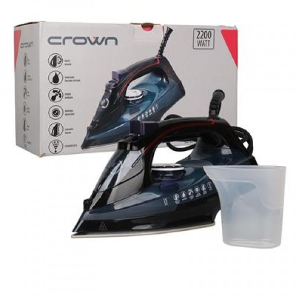Crown CRW-7206 2200W Seramik Tabanlı Buharlı Ütü Mavi Crown CRW-7206 2200W Seramik Tabanlı Buharlı Ütü Mavi