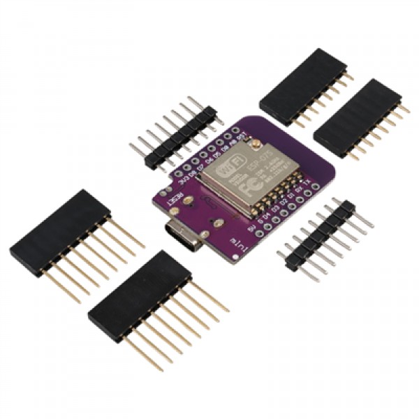 Wemos D1 Mini V4.0 ESP-07S Geliştirme Kartı Type-C Girişli WiFi Mikrokontrolcü Modülü