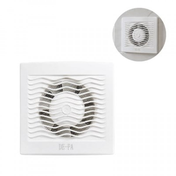 De-Pa 11148 Q100 100'lük Banyo Tuvalet Aspiratör (10Cm) De-Pa 11148 Q100 100'lük Banyo Tuvalet Aspiratör (10Cm)