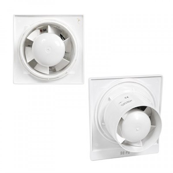 De-Pa 11148 Q100 100'lük Banyo Tuvalet Aspiratör (10Cm) De-Pa 11148 Q100 100'lük Banyo Tuvalet Aspiratör (10Cm)