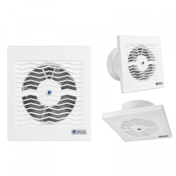 De-Pa 11149 Q120 120'lik Banyo Tuvalet Aspiratör 12cm