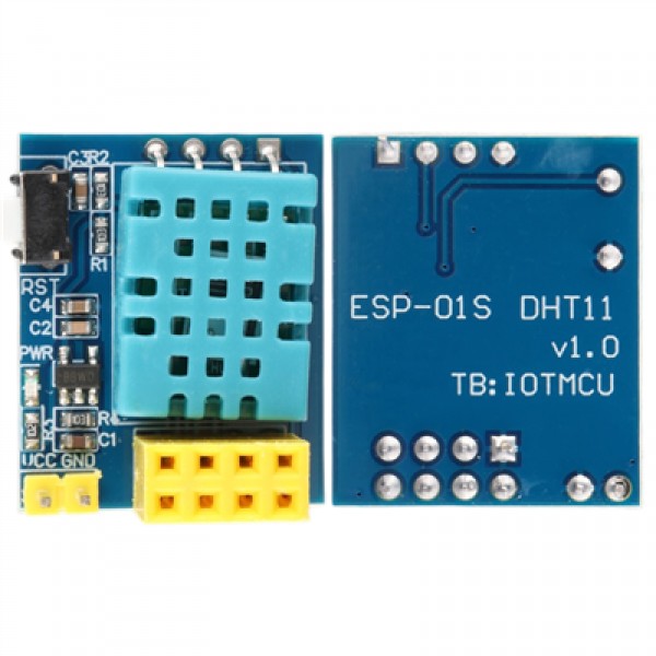 ESP-01S DHT11 Isı ve Nem Sensörü Modülü WiFi Akıllı Ev Otomasyon Kartı v1.0