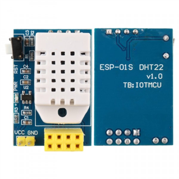 ESP-01S DHT22 Isı ve Nem Sensörü Modülü Kablosuz WiFi Akıllı Ev Otomasyon Kartı