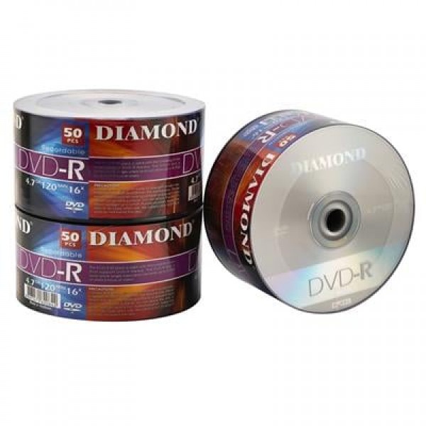 Diamond DVD-R 4.7Gb 16X 120Dk 50li Paket Diamond DVD-R 4.7Gb 16X 120Dk 50li Paket