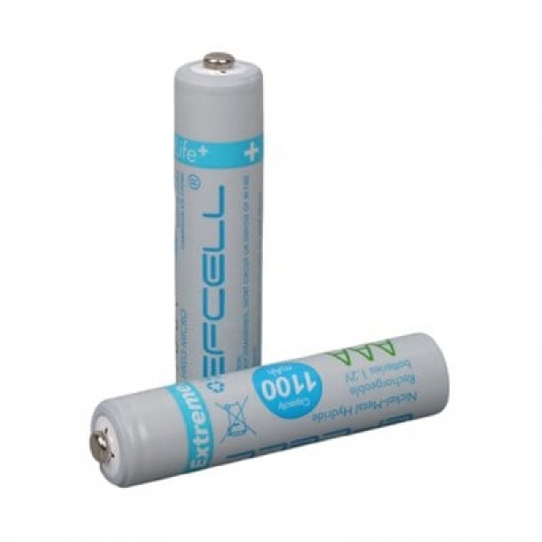 Efcell Ef-1100 Tek 1100 Mah Aaa İnce Şarjlı Pil